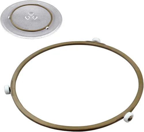 Miniatura 6 de Anillo giratorio de microondas de 7 pulgadas, anillo de rodillo de microondas, soporte para bandeja de placa de vidrio, anillo interior de repuesto