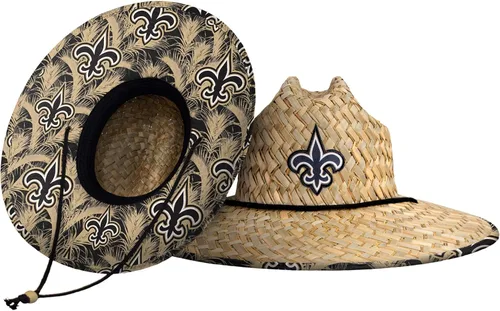Miniatura 45 de FOCO - Sombrero de paja con logotipo de equipo universitario de NCAA y estampado floral para hombre TEAM LOGO