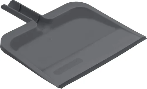 Miniatura 14 de Superio Recogedor con clip con borde de goma, bandeja de plástico duradero de 10 pulgadas de ancho con mango de agarre cómodo, recogedor de Negro