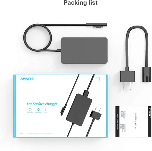 Miniatura 8 de Cargador para libros Surface Pro, 15 V, 4 A, 65 W, fuente de alimentación compatible con Microsoft Surface Book Surface Laptop Surface Pro 9 Pro 8