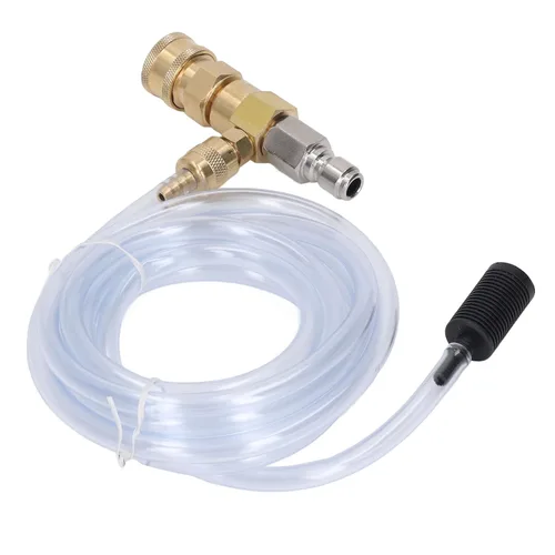 Kit de inyector químico Inyector ajustable aguas abajo con tubo de 9.8 pies para lavadora a presión Accesorios 5000PSI