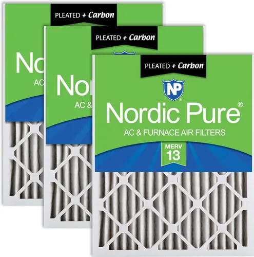 Miniatura 17 de Nordic Pure Filtros de aire plisados MERV 12 de 24 x 24 x 2 (tamaño real: 23 3/8 x 23 3/8 x 1 3/4)