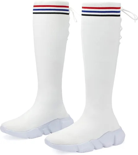 Miniatura 6 de Santiro Women Sock Boots Breathable Knit Fashion Shoes