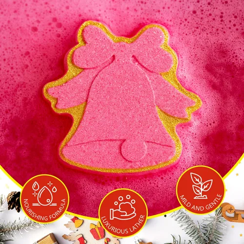 Miniatura 5 de Calendario de Adviento de Navidad 2025 Bombas de Baño Regalos para Niños - 12 PIEZAS Bombas de Baño de Burbujas Sorprendentes Adentro, Calendario
