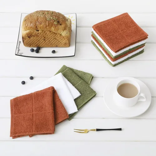 Miniatura 5 de Glynniss Paños de Cocina Trapos de Platos Altamente Absorbentes 100% Algodón Paños de Cocina para Lavar Platos, Limpieza Óxido