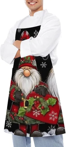 Miniatura 4 de Delantales de gnomo, duradero, cómodo, resistente, con bolsillos, para hombres y mujeres (paquete de 1), Gnome