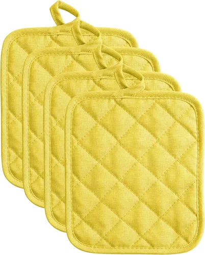Miniatura 9 de American Linen Soportes para ollas, almohadillas calientes, almohadillas de mesa para cocina y mesa de comedor, antideslizante, resistente al calor