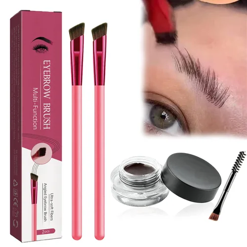 Miniatura 11 de Cepillo de sello de cejas 4D, cepillo de trazo de cabello de cejas, cepillo de cejas 4D, cepillo de cejas ultrafino, cepillo de cejas realista