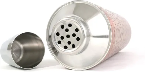 Miniatura 5 de Cook Pro Inc. - Mezclador de cóctel de acero inoxidable de 27 onzas, cobre