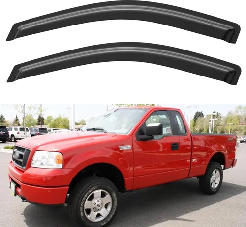 Miniatura 9 de Protectores de lluvia de ventana para Ford F250 F350 F450 F550 1999-2016 Super Duty, deflectores de viento de ventana fuera del canal para cabina