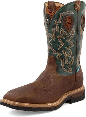 Miniatura 10 de TWISTED X Botas de trabajo occidentales con punta de aleación de 12 pulgadas para hombre con CellStretch