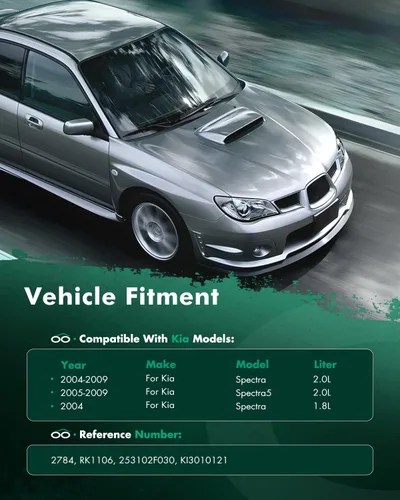 Miniatura 3 de SCITOO Radiador de refrigeración del motor apto para 2004 para Kia para Spectra 1.8L 2004-2009 para Kia para Spectra 2.0L 2005-2009 para Kia