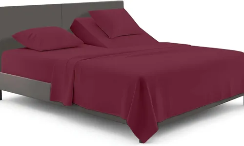 Miniatura 16 de SGI bedding Juego de sábanas de microfibra ajustable de 28 pulgadas con parte superior flexible de cabeza dividida, ultra suave, refrescante