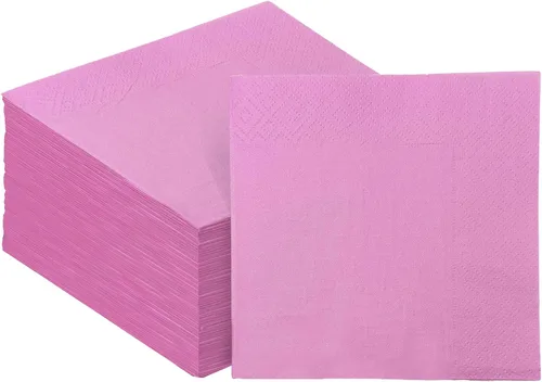 Miniatura 12 de Servilletas de cóctel azules 6 colores 5 * 5 pulgadas servilletas desechables de papel para cóctel, boda, cena, fiesta de cumpleaños, postre, vino