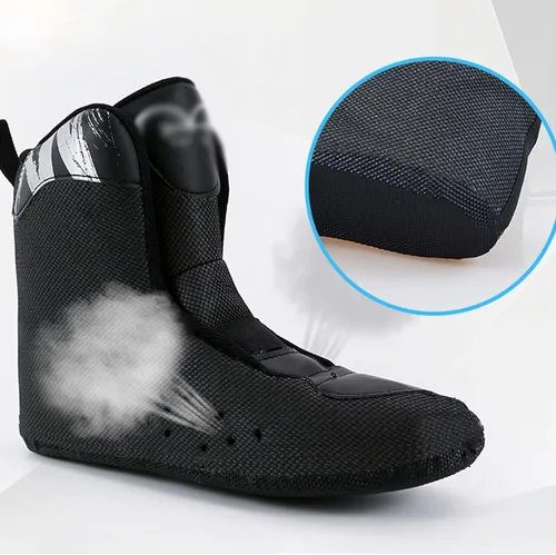 Miniatura 4 de Patines profesionales en línea para adultos, zapatos de patinaje de velocidad negro para deportes al aire libre, mujeres y hombres, zapatos de 4