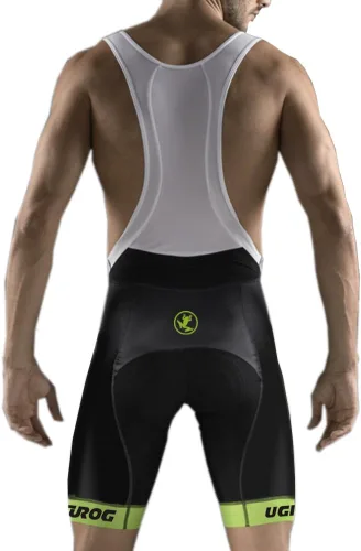Miniatura 39 de UGLY FROG Designs - Pantalones cortos de ciclismo con pantalones cortos con peto, pantalones cortos de ciclismo Pro/BIP, acolchado 3D Coolmax