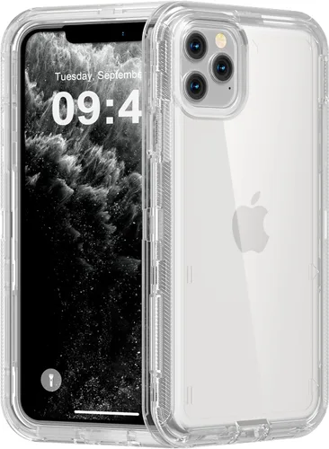Miniatura 16 de Follaroma para iPhone 11, Funda Resistente a Prueba de Golpes, Protección Anti-Caída, Funda Protectora Transparente de Doble Capa Compatible
