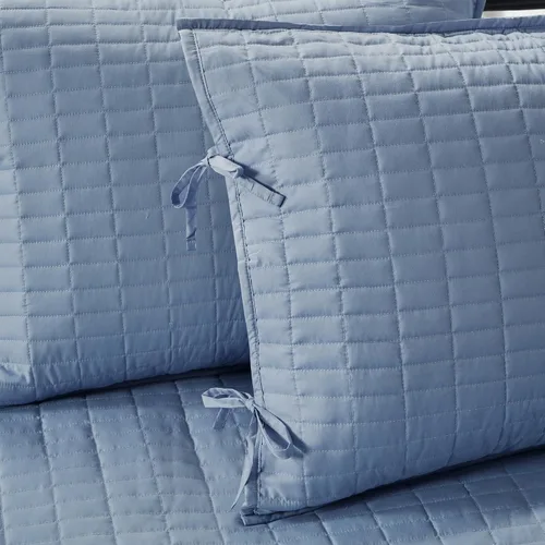 Miniatura 9 de Comfort Spaces Funda para sofá cama de lujo de doble cara - Acolchado, ropa de cama acogedora para todas las estaciones con falda de cama, fundas a