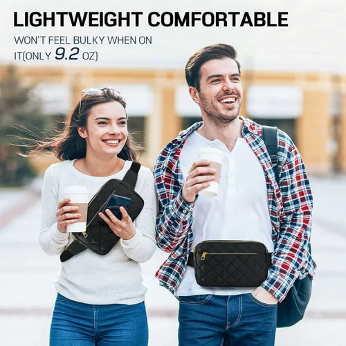 Miniatura 7 de CXWMZY - Riñoneras para mujeres y hombres, bolsa de cintura para niñas, niños, adolescentes; linda riñonera casual con múltiples bolsillos y correas