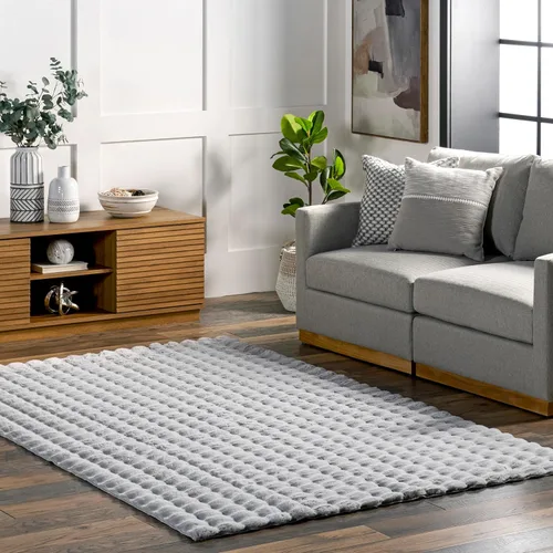 Miniatura 12 de nuLOOM SuperiorWash Collection Kai Taupe, 3 pies 9 pulgadas x 6 pies, esponjosa y acogedora, de alto tráfico, resistente a las manchas, fácil