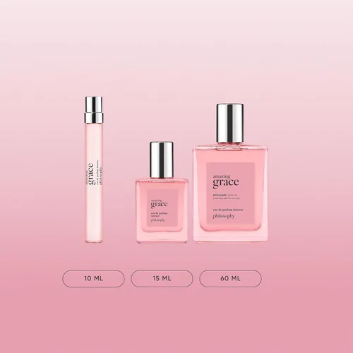 Miniatura 7 de philosophy amazing grace eau de parfum intenso - perfume afrutado y floral para mujer - con notas de bayas jugosas, rosa absoluta y almizcle