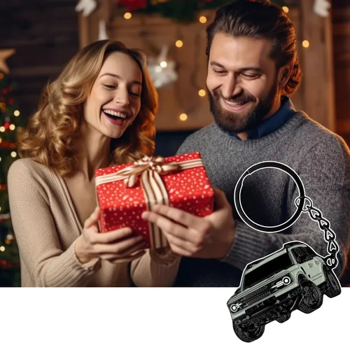 Miniatura 8 de Llavero para Bronco Sport, Llavero de Coche Compatible con Bronco Sport 2021 2022 2023 2024 4 puertas Accesorios de Llavero Funda para Llave