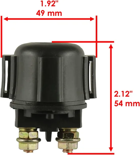 Miniatura 2 de Caltric Relé solenoide de arranque compatible con Yamaha Timberwolf 250 Yfb250 1992-2000