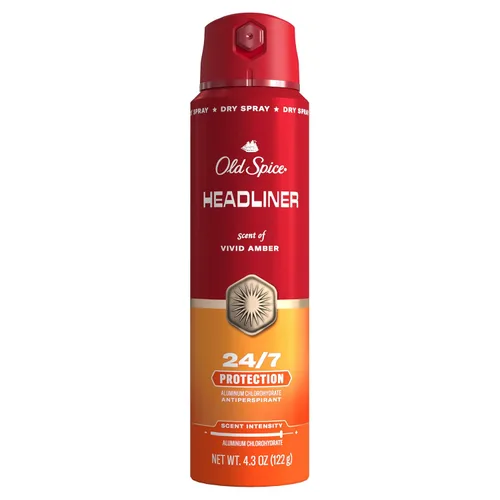 Miniatura 14 de Desodorante antiperspirante en aerosol seco Old Spice para hombres, 24/7 protección contra el sudor y el olor, 24/7 defensa contra el sudor