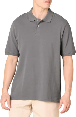 Tienda Essentials - Camiseta tipo polo de piqué de algodón con ajuste regular para hombre (disponible en tallas para hombres grandes y altos)