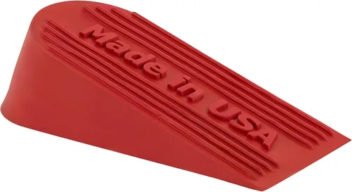 Miniatura 12 de Tope de puerta grande de goma naranja fabricado en Estados Unidos – Cuña de tope de puerta para alfombras, azulejos, suelo de hormigón, topes