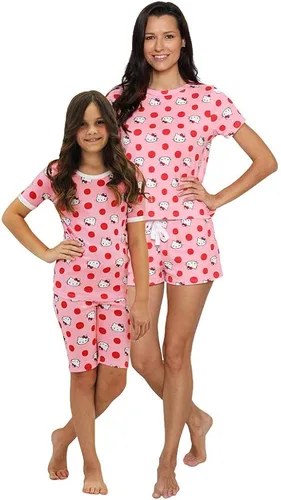 Miniatura 5 de Hello Kitty - Conjunto de pijama de 2 piezas para mujer, niña o niño pequeño