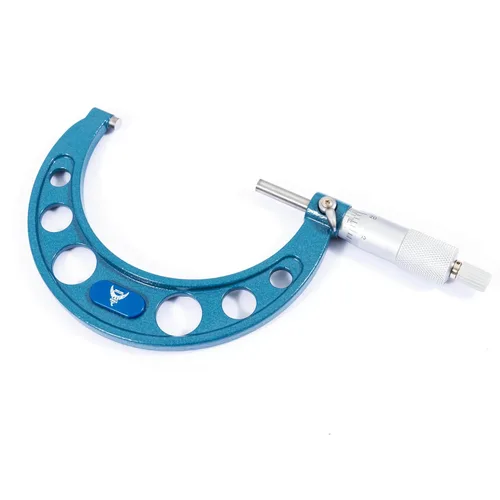 Miniatura 8 de PEC Tools Micrómetro exterior de 0-1", herramienta de medición de precisión de grado industrial, acero endurecido, micrómetro de alta precisión