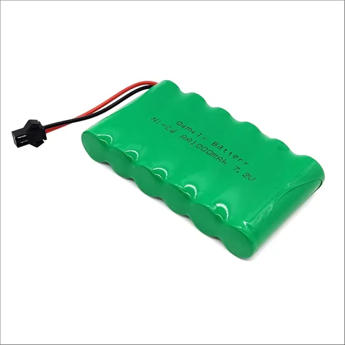 Miniatura 3 de Qsmily® Batería RC de 7.2 V, conector SM, batería recargable de Ni-Cd de 1000 mAh con cable de carga, adecuada para camión RC, camión