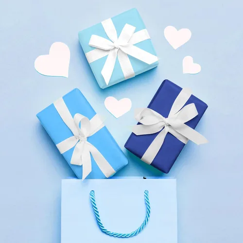 Miniatura 5 de Bouiexye 60 hojas de papel de seda azul, multicolor, papel de seda a granel, envoltura de regalo para manualidades, manualidades, floral