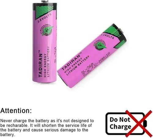 Miniatura 6 de Paquete de 10 baterías TL-5903 de 3.6 V 2400 mAh para batería de litio Tadiran TL-5903 3.6V AA, SL-360 S7-400 ER14500 ER14505 TL-2100 6ES7971-0BA00