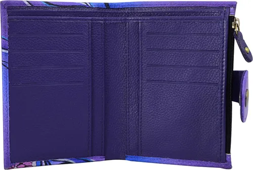 Miniatura 70 de Anna by Anuschka Cartera de mujer pintada a mano de cuero genuino para mujer