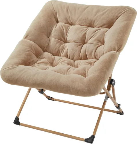 Miniatura 21 de OAKHAM Cómoda silla para adultos, suave piel sintética plegable para dormitorio, sala de estar, dormitorio, silla de lectura flexible
