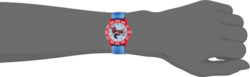 Miniatura 2 de Marvel Spider-Man WMA000178 Spider-Man Reloj analógico de cuarzo azul para niños, Azul, Classic