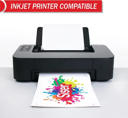 Miniatura 3 de Siser EasyColor DTV, rollo de 20 pulgadas x 1 yarda, vinilo de transferencia de calor compatible con impresora de inyección de tinta, transferencia