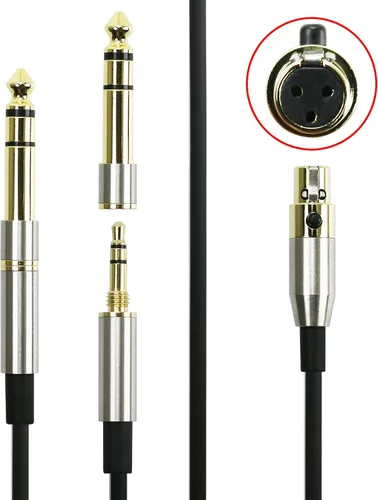 Miniatura 4 de NewFantasia Cable de actualización de audio de repuesto compatible con AKG K240, K240S, K240MK II, Q701, K702, K171, K141, K181, K271s, K271 MKII