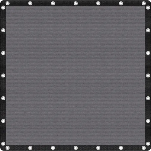 VICLLAX Tela de Sombra 90% Tela de Sombra con Ojales Reforzados, Tela de Protección Solar para Exteriores para Patio Exterior Jardín Pérgola Gris