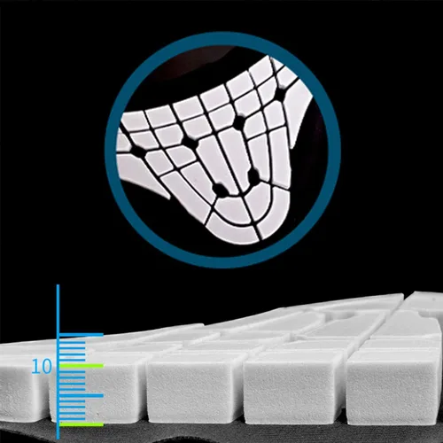 Miniatura 8 de Niños Juveniles de 5-15 Años Manga de Brazo y Rodilla Acolchada Manga de Pierna de Compresión Protectora Codo acolchado negro
