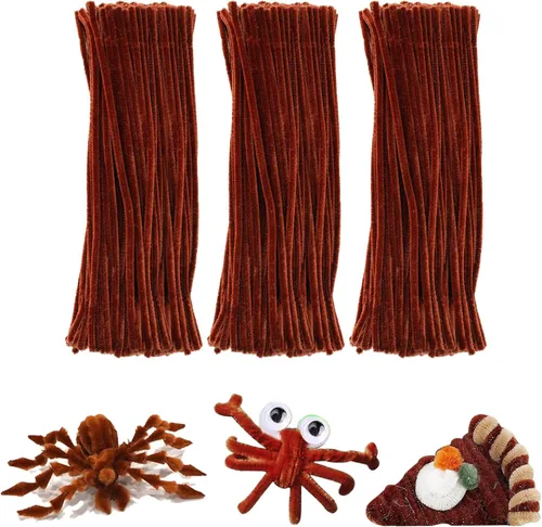 Miniatura 10 de Limpiapipas para manualidades a granel, regalos de juguetes y juegos para niños, 200 piezas de artes y manualidades, tallos de chenilla, suministros