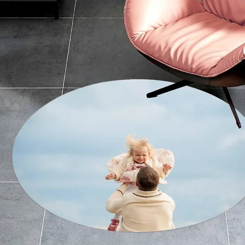 Miniatura 5 de Alfombrillas personalizadas para silla de oficina para suelo de madera dura y azulejos, personalizadas con texto, foto, computadora, oficina