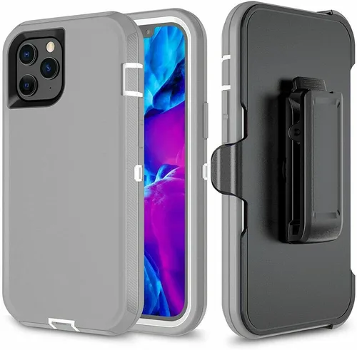 Miniatura 11 de Defender - Funda protectora compatible con iPhone 12 Pro Max, funda híbrida a prueba de golpes, diseño de doble capa, cubierta dura diseñada
