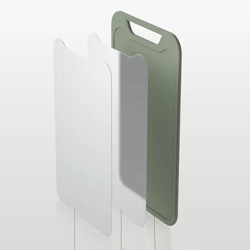 Miniatura 8 de Tabla de cortar de doble cara, tabla de cortar de acero inoxidable, tabla de cortar carne para cocina, tabla de cortar grande para frutas y verduras