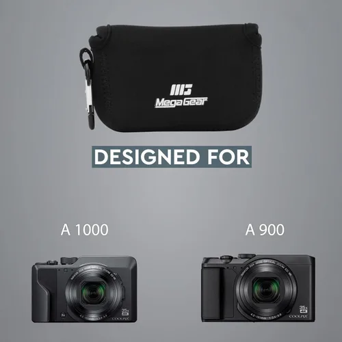 Miniatura 6 de MegaGear Nikon Coolpix A1000, A900 Ultra Light Neoprene Camera Case