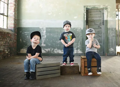 Miniatura 33 de Born to Love - Gorra de béisbol para niño y bebé con visera, en color blanco y azul