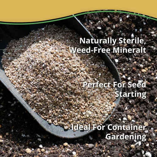 Miniatura 4 de Vermiculita Bliss (24 cuartos de galón) - Vermiculita orgánica para jardinería - Enmienda de suelo 100% natural - Vermiculita a granel para plantas