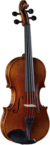 Cremona SV-500 4/4 Premier Artist, violín para estudiantes y profesionales de tamaño completo con tapa de abeto sólido, respaldo de arce, accesorios
